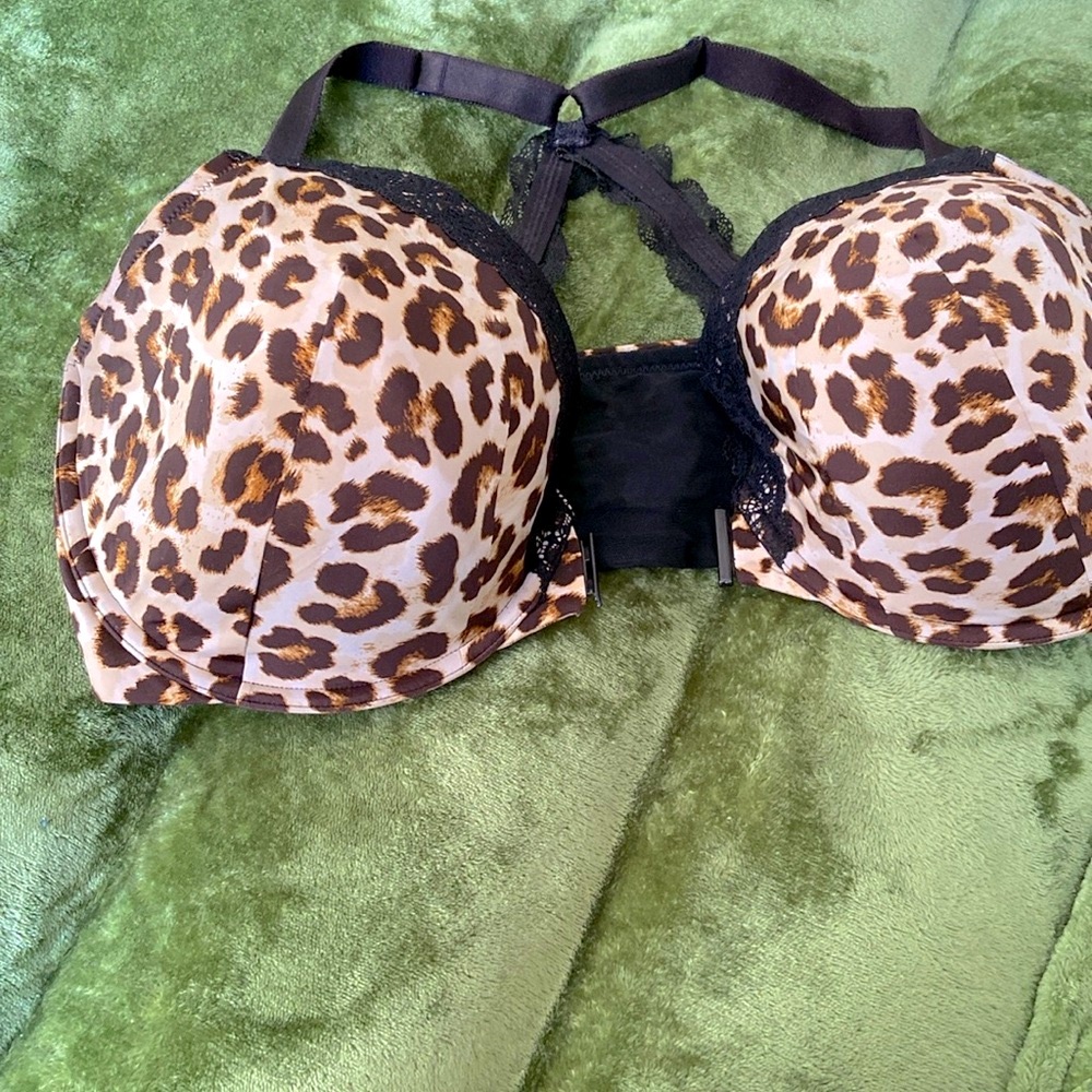 Leopard Print Women's Bra